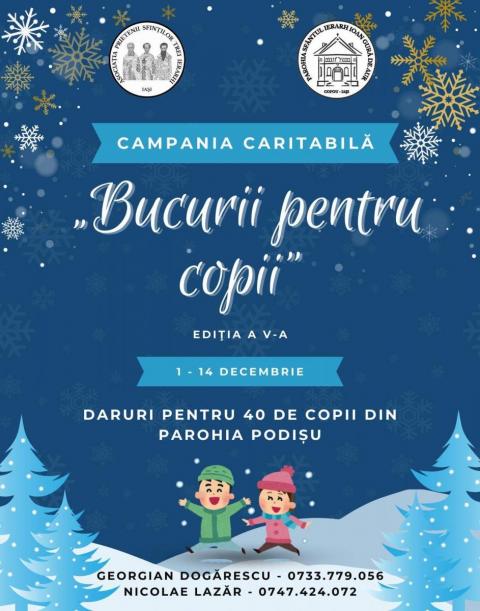 Campania „Bucurii pentru copii”